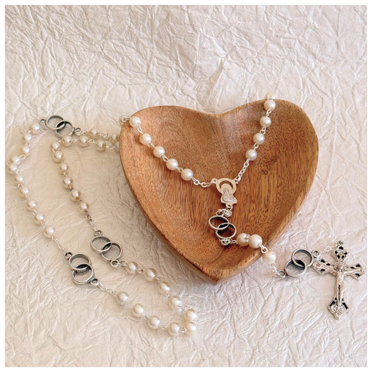 ROSARIO PERLA ARGOLLA DE MATRIMONIO