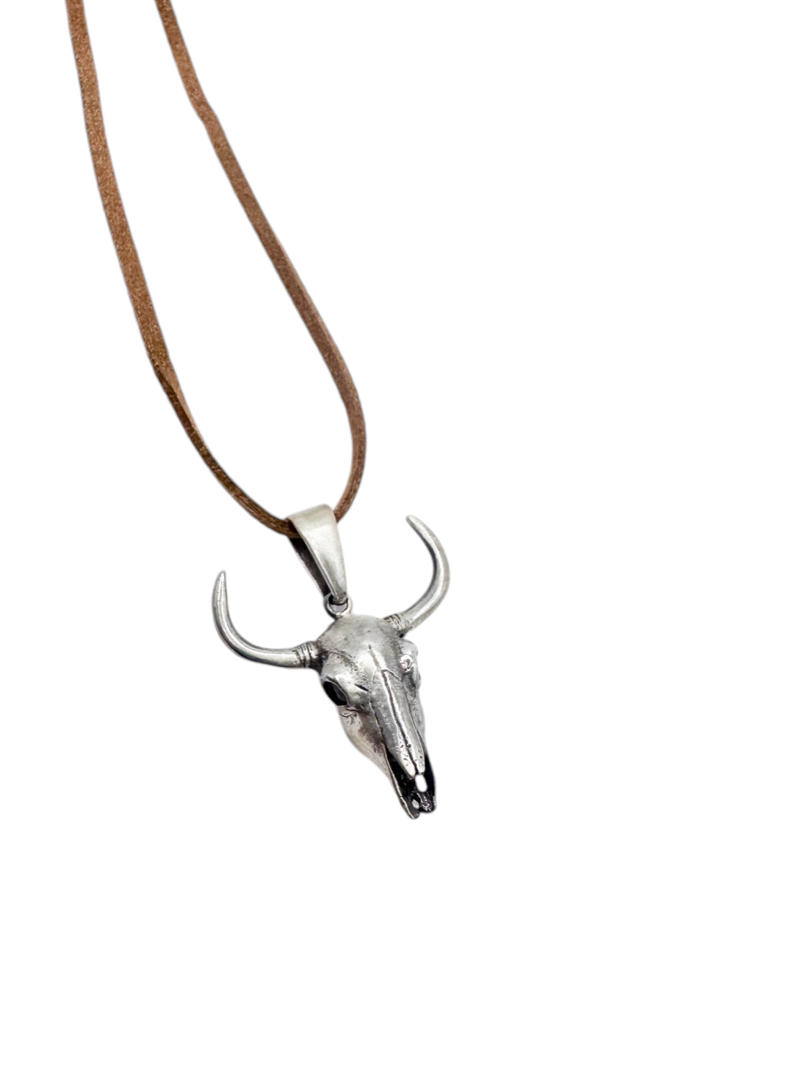 DIJE CABEZA DE TORO PLATA .925