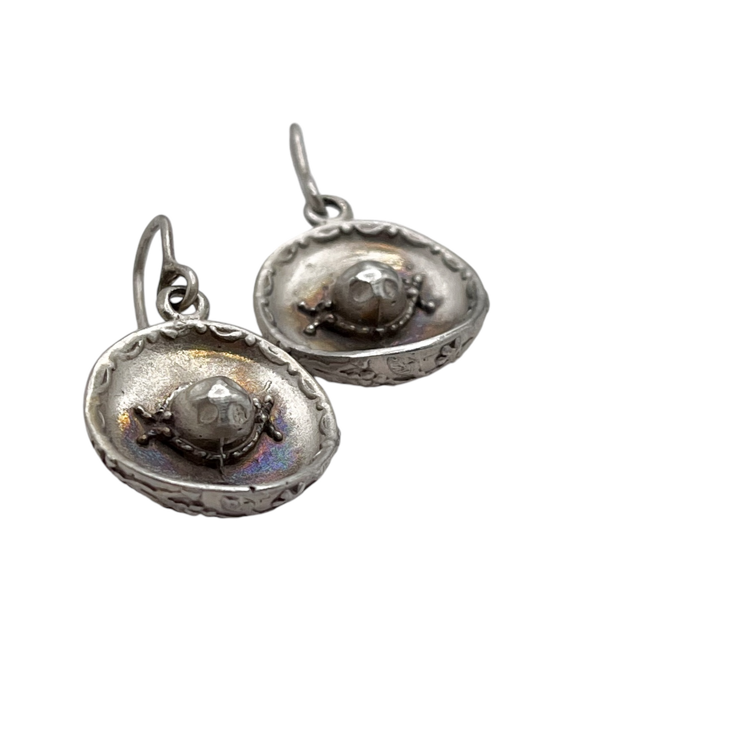ARETE SOMBRERO DE CHARRO PLATA .925