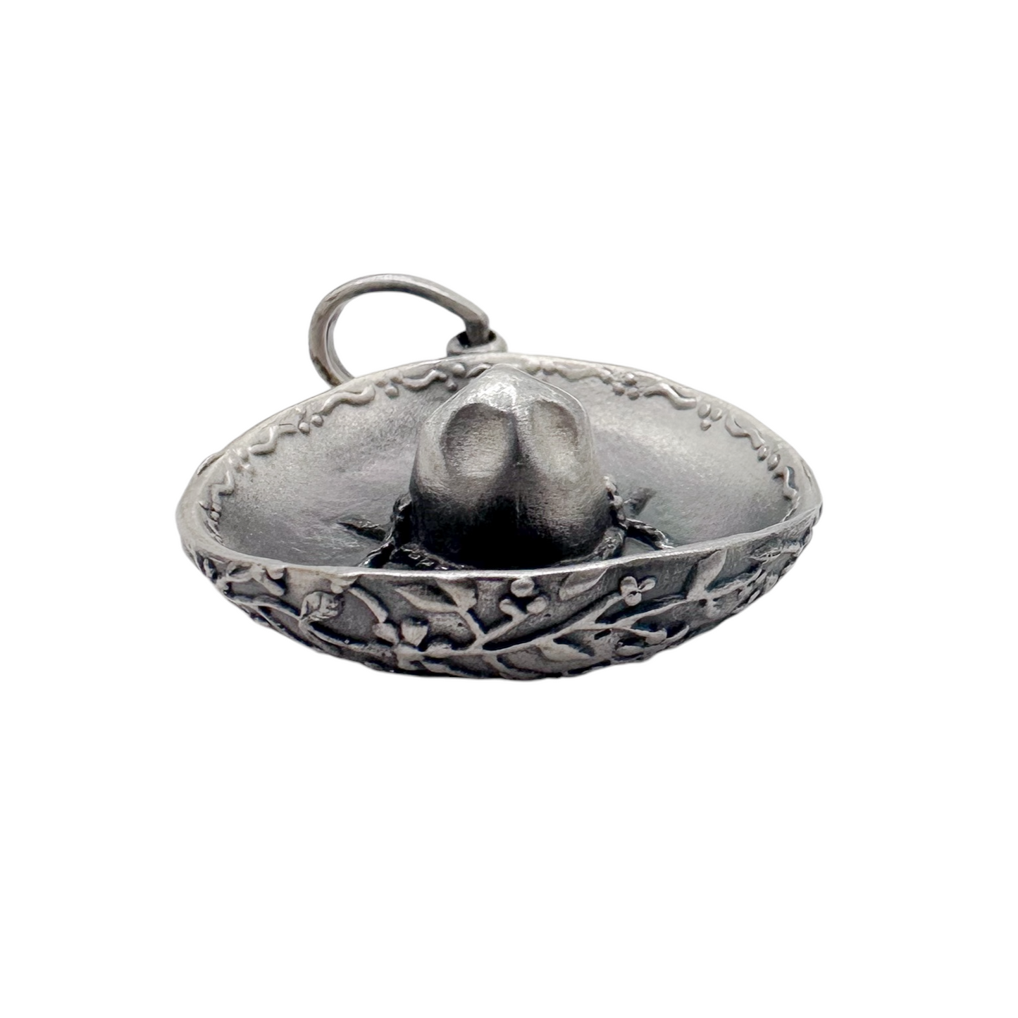 DIJE SOMBRERO  DE CHARRO PLATA .925