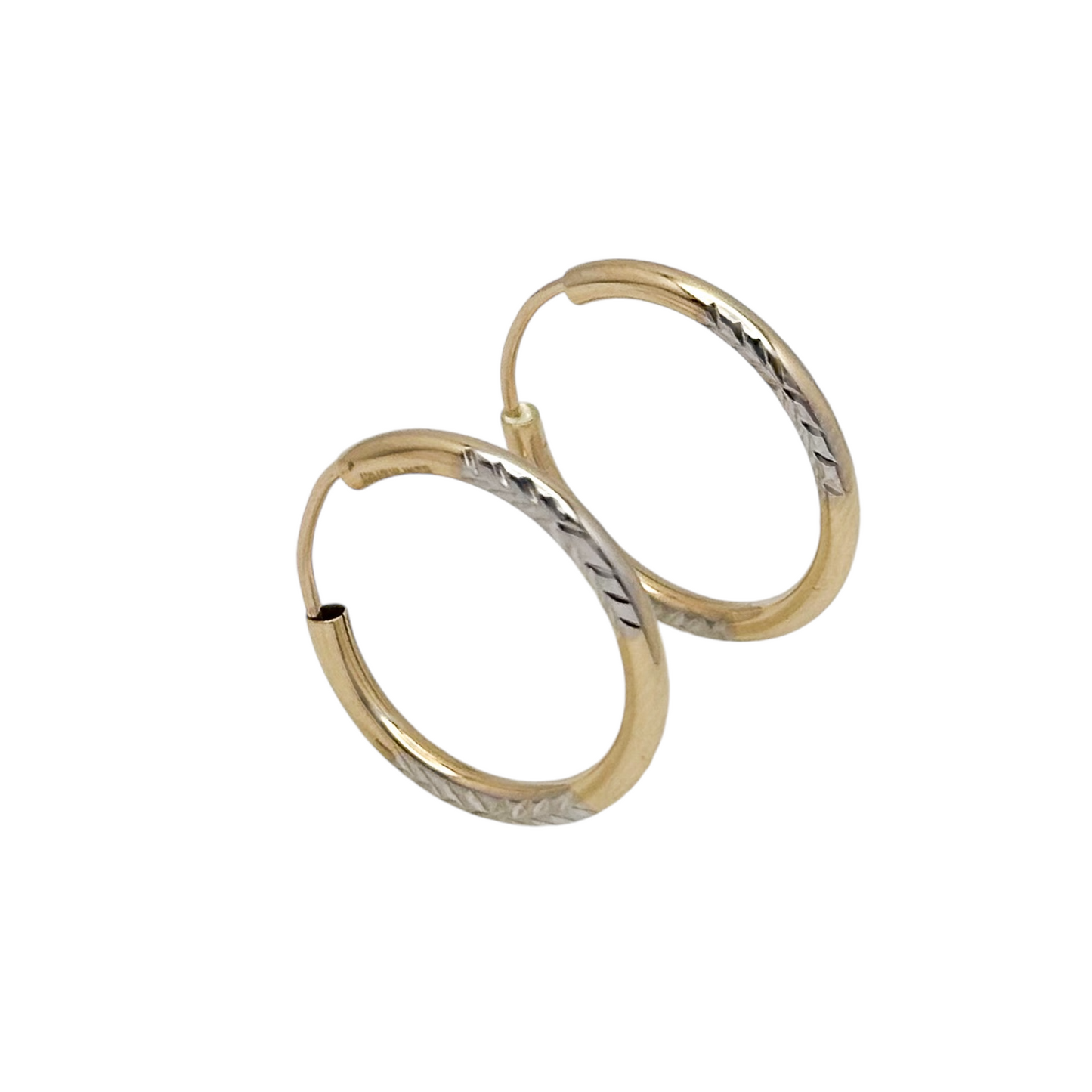 ARRACADA DIAMNATADA ESPIGA  B ORO 10K