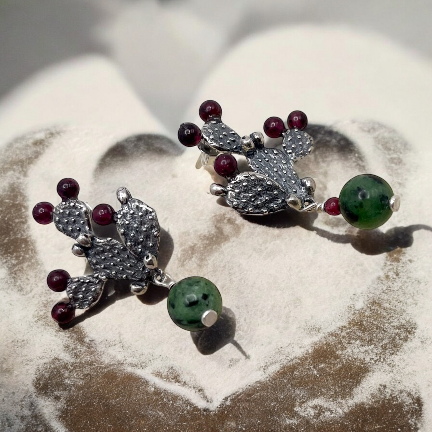 ARETE NOPALES PLATA .925