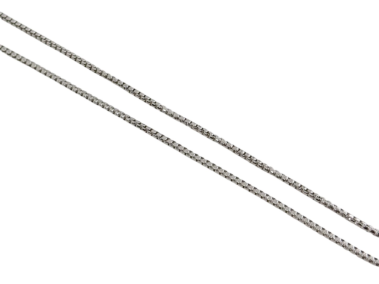 COLLAR MEDALLA PERLA VIRGEN DE GUADALUPE PLATA RODIO .925