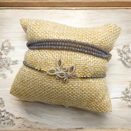 PULSERA CHAQUIRA  MARIPOSA CHAPA