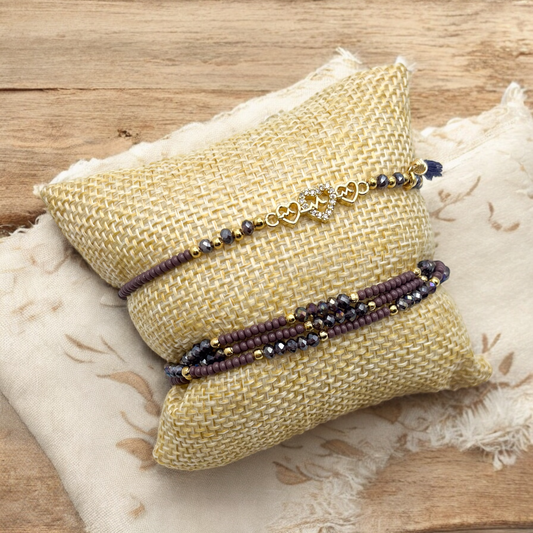 PULSERA CHAQUIRA CORAZON CHAPA