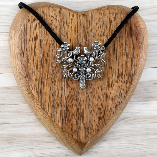 DIJE ARBOL DE LA AMISTAD PERLAS PLATA .925