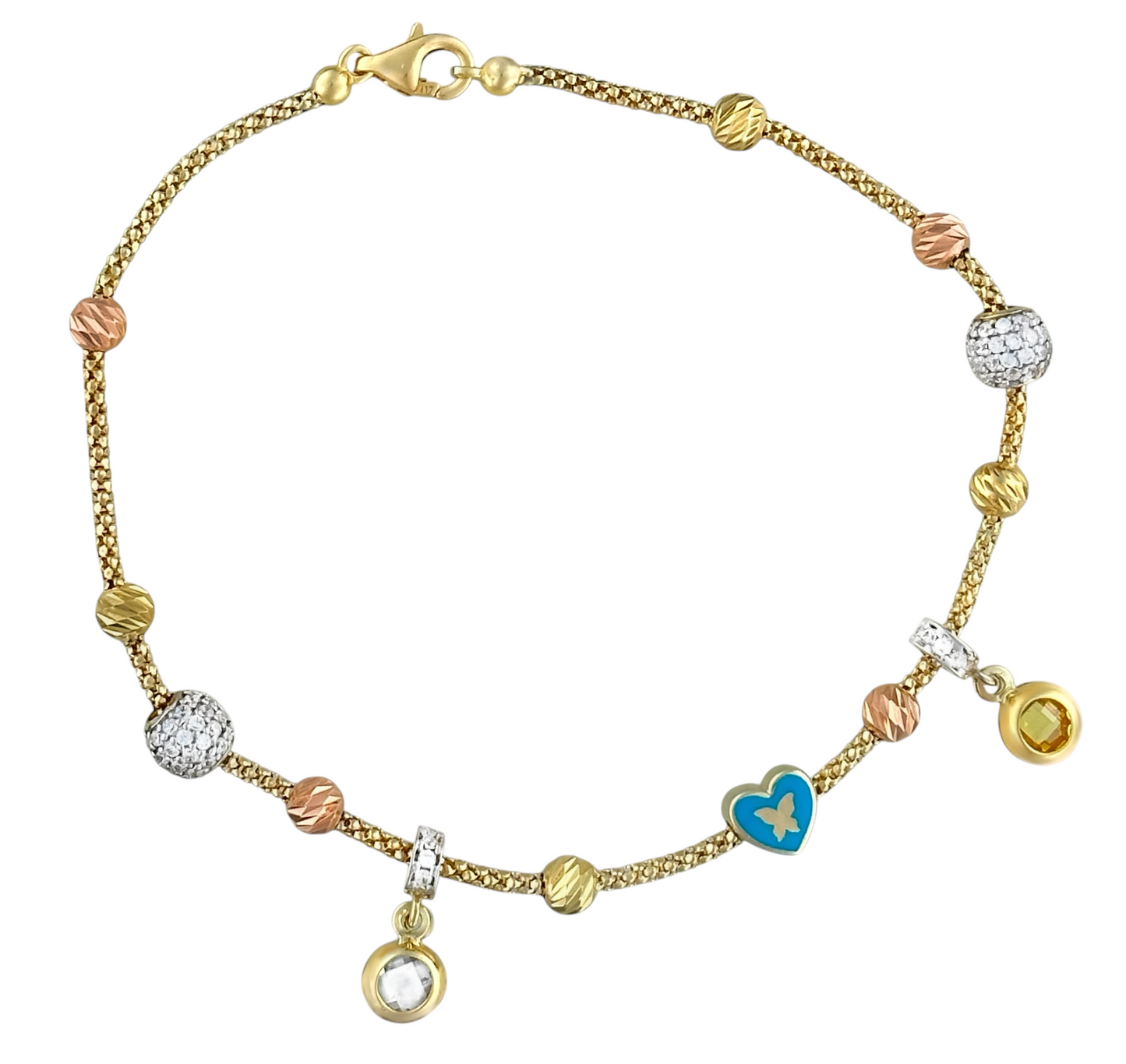 PULSERA PANDORA ORO 10K