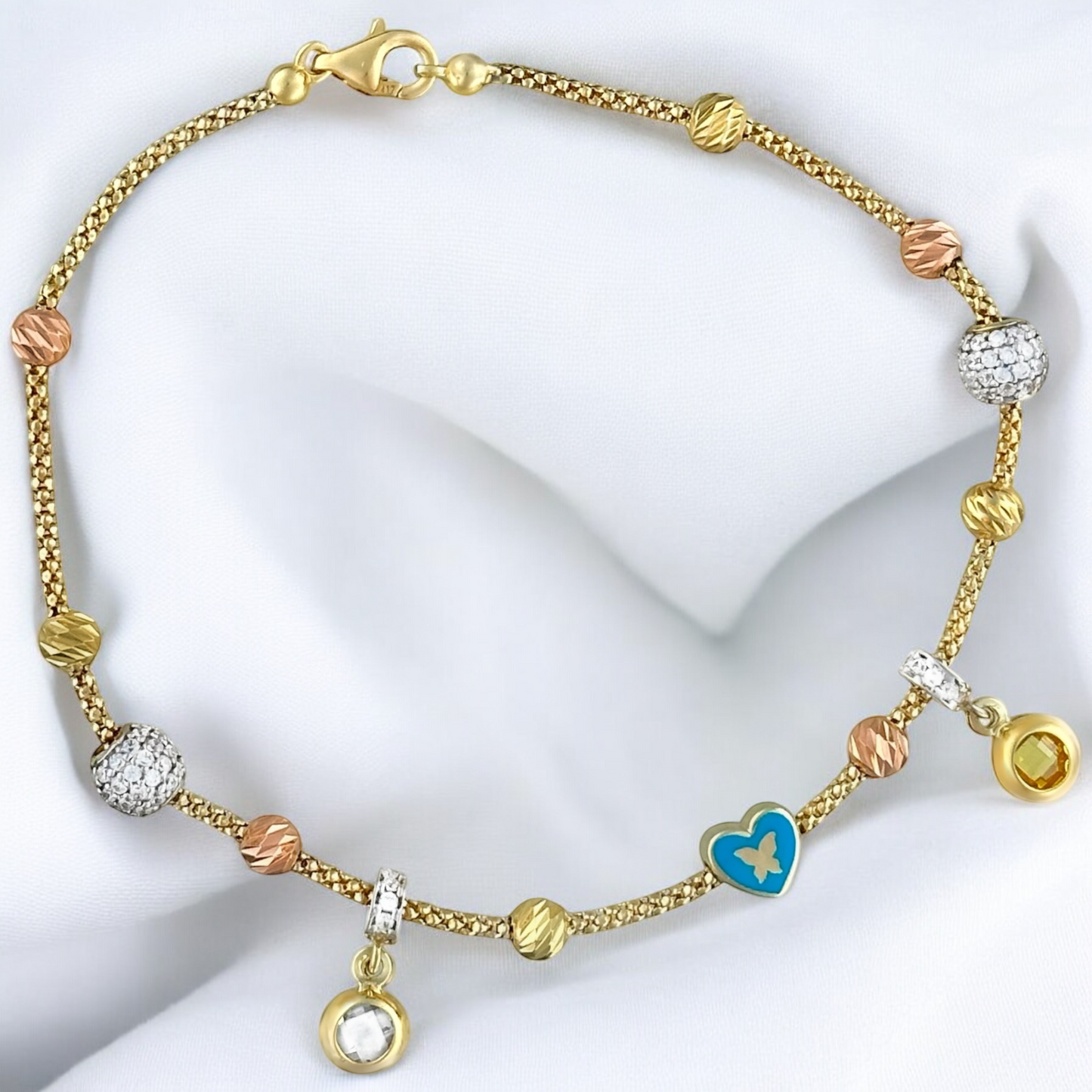 PULSERA PANDORA ORO 10K