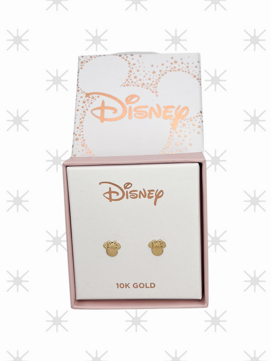 BROQUEL MINNIE LISO DISNEY ORO 10K