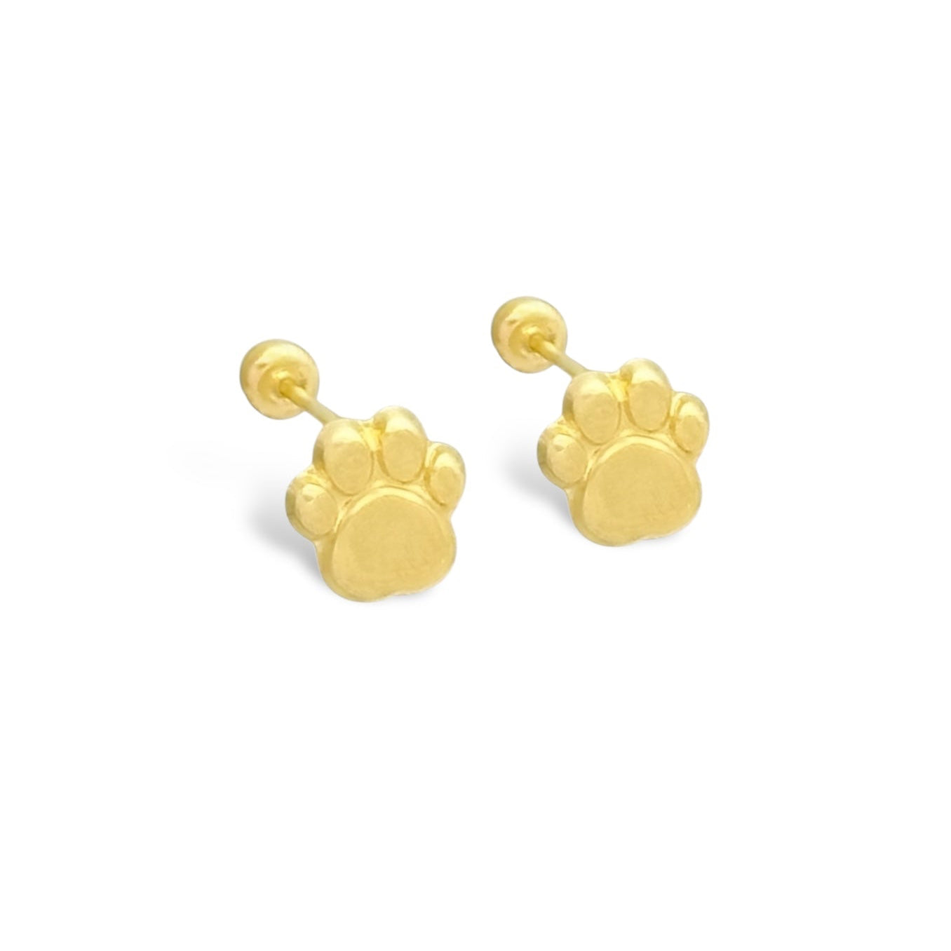 BROQUEL PERRO HUELLA  ORO 10K