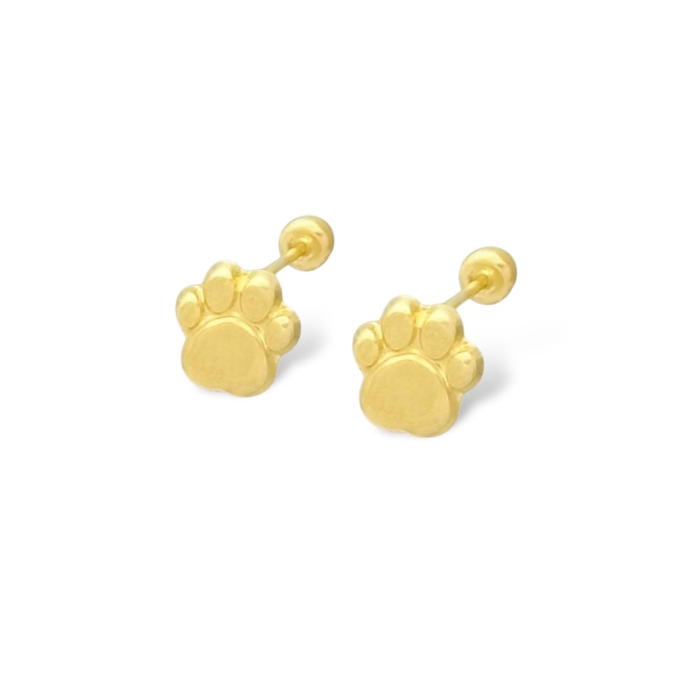 BROQUEL PERRO HUELLA  ORO 10K